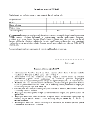 COVID-19 Vaccination Consent Form