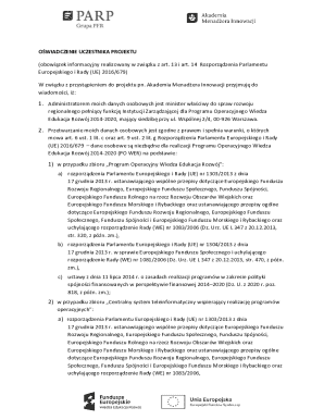 Participant Declaration Form