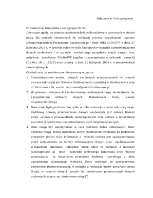 Candidate Consent Form