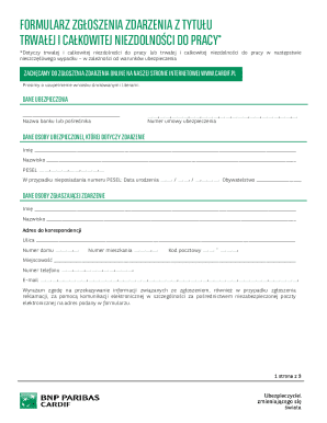 Cardif Disability Claim Form