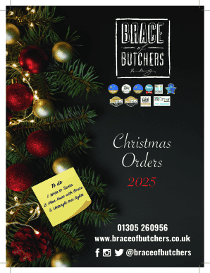 Christmas Order Form