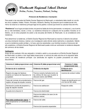 Student Residency and Registration Protocol