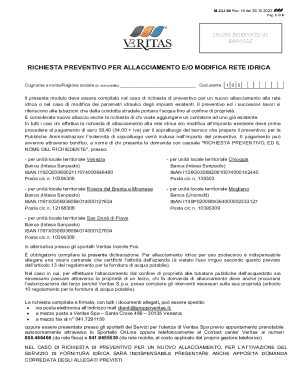 Water Network Connection Quote Request Form