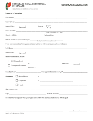 Consular Registration Form