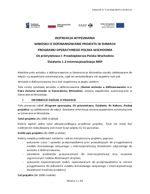 Poland Eastern Program Grant Application