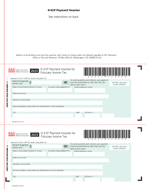 D-41P Payment Voucher