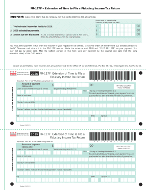 Extension of Time to File Fiduciary Income Tax Return
