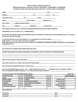 Patient Intake Form