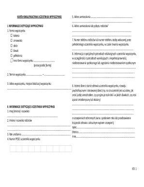 Polish Summer Camp Registration Form