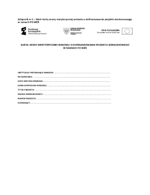Poland Project Funding Evaluation Form