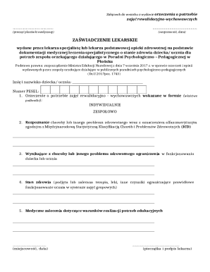 Medical Certificate for Revalidation-Educational Activities