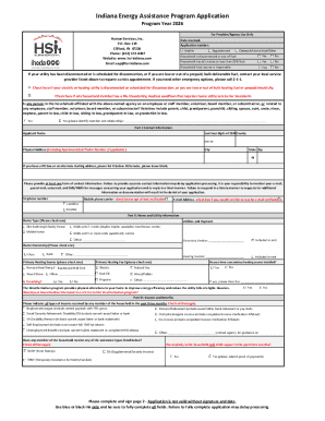 Indiana Energy Assistance Program Application