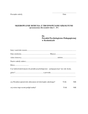 Polish Student Observation Form