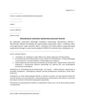 COVID-19 Summer Camp Health Declaration