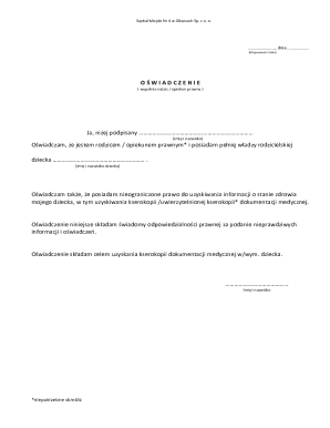 Medical Records Release Consent Form