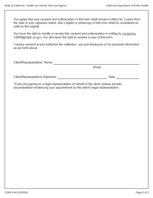 California HIV Care Connect Client Consent Form