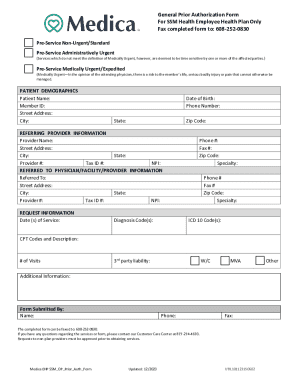 SSM Health Prior Authorization Form