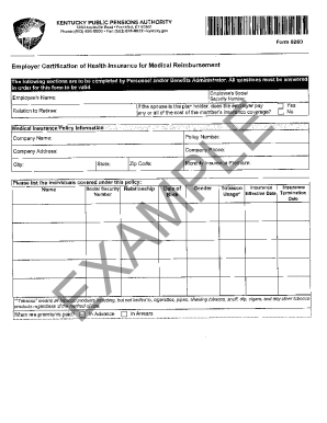 Kentucky Employer Health Insurance Certification