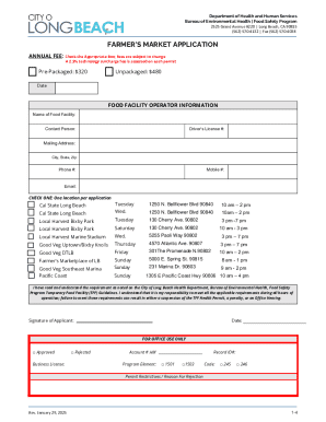Farmer’s Market Application