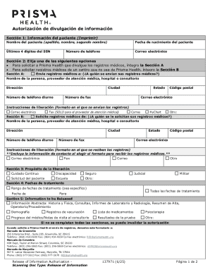 Release of Information Authorization