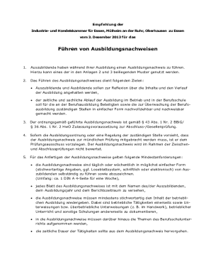 German Apprenticeship Training Log