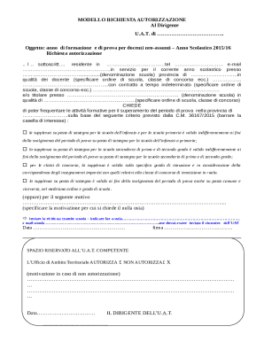 Authorization Request Form