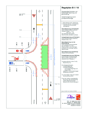 Regelplan B I / 18 Traffic Regulation