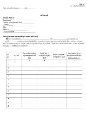 Romanian Unemployment Benefit Certificate