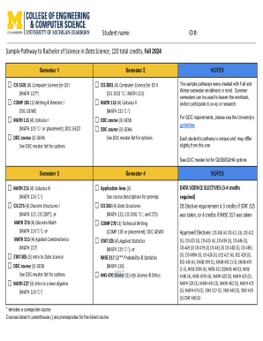 Bachelor of Science in Data Science Pathway