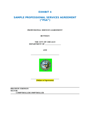 Professional Services Agreement Template