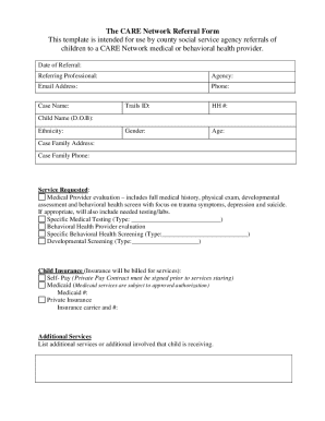 CARE Network Referral Form
