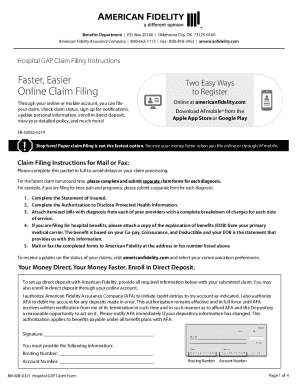 Hospital GAP Claim Form