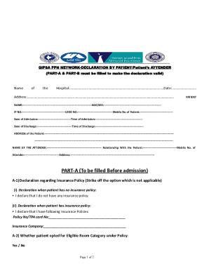 GIPSA PPN Network Patient Declaration Form