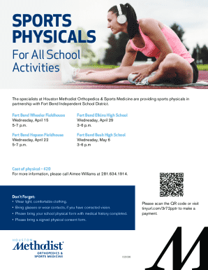 School Sports Physical Consent Form