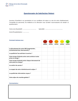 Patient Satisfaction Questionnaire