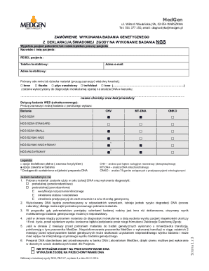 Genetic Testing Consent Form
