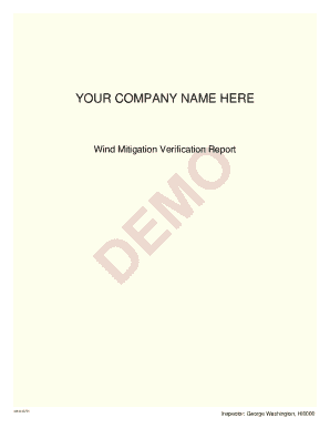 Florida Uniform Mitigation Verification Inspection Form