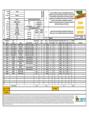 Monsanto Test Plot Data Release Form
