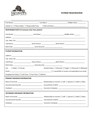 Patient Registration Form