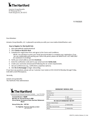 Medical Identification Card