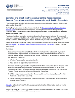 Prospective Editing Reconsideration Request Form