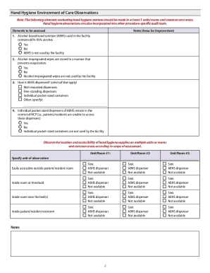 Hand Hygiene Competency Checklist