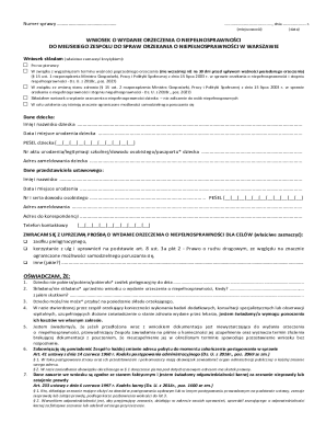 Application for Disability Assessment
