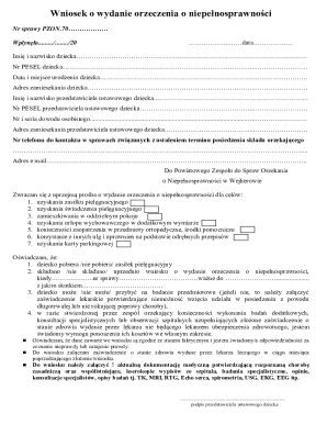 Disability Determination Application