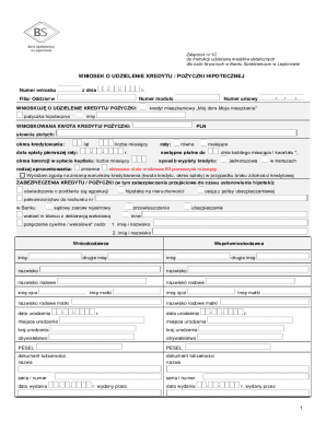 Mortgage Loan Application Form