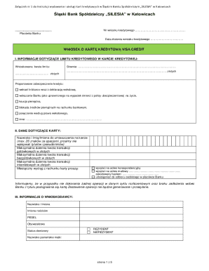 Credit Card Application Form