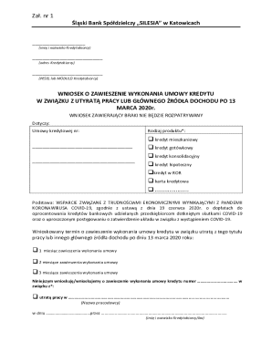 Loan Payment Suspension Request Form