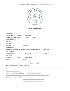 Client Intake Form