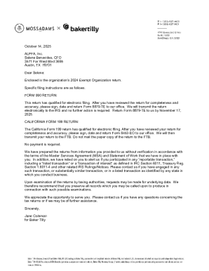 IRS Form 990 Tax Return Instructions