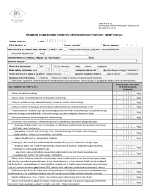 Mortgage Loan Application Form